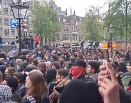 Επεισόδια στο Άμστερνταμ: 32 συλλήψεις σε διαδηλώσεις κατά του Ισραήλ (VIDEO)