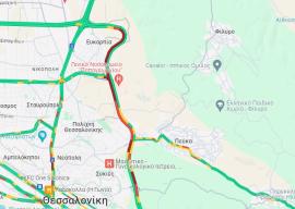 Μποτιλιάρισμα χιλομέτρων στην Περιφερειακή οδό