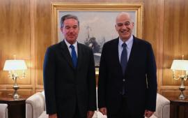 Δένδιας: Συναντήθηκε με τον πρέσβη του Βελγίου