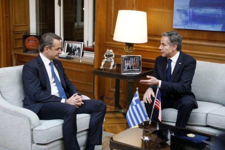 Στα Χανιά το απόγευμα ο Άντονι Μπλίνκεν για συνάντηση με τον Κυριάκο Μητσοτάκη