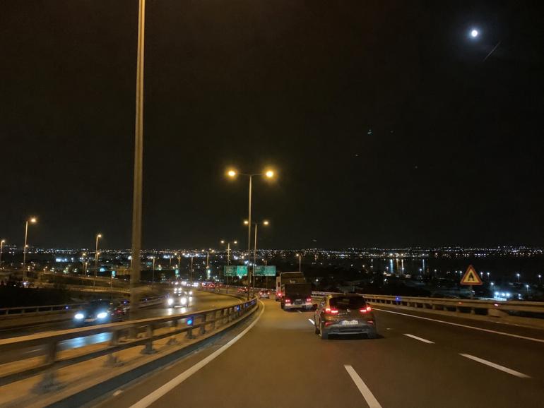 Νυχτερινές εργασίες και σήμερα στην Περιφερειακή Οδό Θεσσαλονίκης