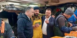 Στην ιχθυόσκαλα της Νέας Μηχανιώνας ο Κέλλας: Είμαστε δίπλα στους αλιείς - Αναζητούμε κοινά αποδεκτή λύση