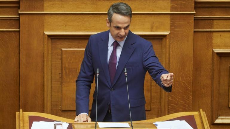 Μητσοτάκης στη Βουλή: Επιστροφή του ΕΦΚ στο πετρέλαιο και το 2024 και πρόσθετη έκπτωση 10% στο ρεύμα από Μάιο έως Σεπτέμβριο