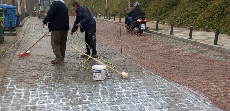 Θεσσαλονίκη - Οδός Ελένη Ζωγράφου: Ξεκίνησε η εξομάλυνση του πάνω τμήματος - Οι επόμενες εργασίες στο κέντρο