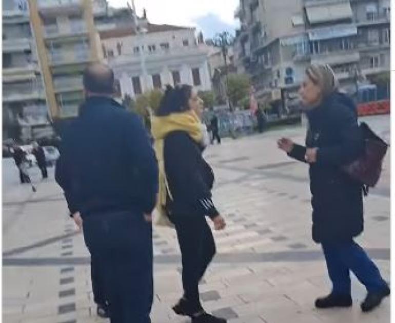 Λεκτική επίθεση στη βουλευτή της ΝΔ Χριστίνα Αλεξοπούλου στο κέντρο της Πάτρας