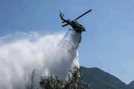 Θεσσαλονίκη: Υπό έλεγχο η φωτιά στο Νέο Ρύσιο – Σηκώθηκε ελικόπτερο