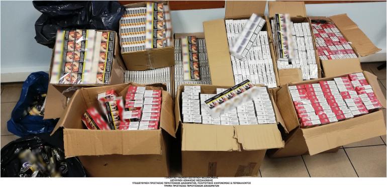 Θεσσαλονίκη: Έκρυβαν σε "καβάτζα" στο Καπάνι πάνω από 5.000 λαθραία τσιγάρα