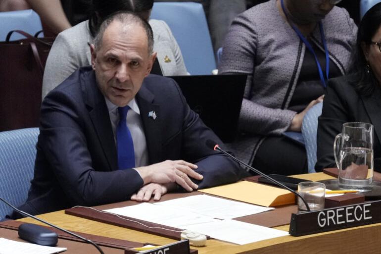 Γ. Γεραπετρίτης στον ΟΗΕ: Καλούμε τη Ρωσία να σταματήσει την ένοπλη επιθετικότητά της