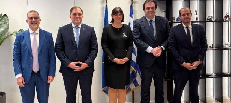 Συνάντηση Πιερρακάκη-Κοβέσι - Δημιουργία Τελωνειακού Ελεγκτικού Κέντρου στη Θεσσαλονίκη