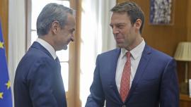 «Καλή αρχή», είπε ο Μητσοτάκης στον Κασσελάκη