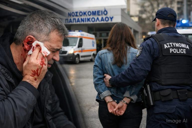 Σοκ στη Θεσσαλονίκη: Δάγκωσε το αυτί του συντρόφου της και του έκοψε κομμάτι!