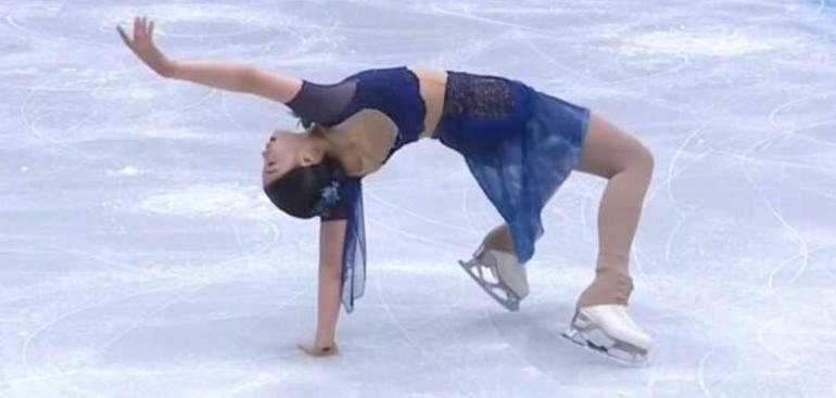 ΒΙΝΤΕΟ-Κινέζα αθλήτρια χορεύει το «Αστερομάτα» της Κλαυδίας σε αγώνα καλλιτεχνικού πατινάζ