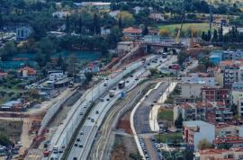 Έκτακτες εργασίες τοποθέτησης μεταλλικών στηθαίων σήμερα στην Περιφερειακή Οδό Θεσσαλονίκης