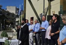Αγιασμός στο 4ο Γυμνάσιο Καλαμαριάς με Παπαϊωάννου, Καλαφάτη, Αράπογλου και τον Ιάπωνα καθηγητή που εξέπληξε και... εξεπλάγη