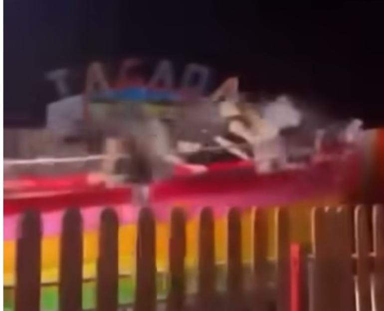 Σοκαριστικό ατύχημα σε λούνα παρκ στη Ρόδο (VIDEO)