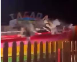 Σοκαριστικό ατύχημα σε λούνα παρκ στη Ρόδο (VIDEO)