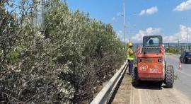 Εργασίες συντήρησης και κοπής πρασίνου σήμερα και αύριο στα ερείσματα επί της Ε.Ο. Θεσσαλονίκης – Ν. Μουδανιών