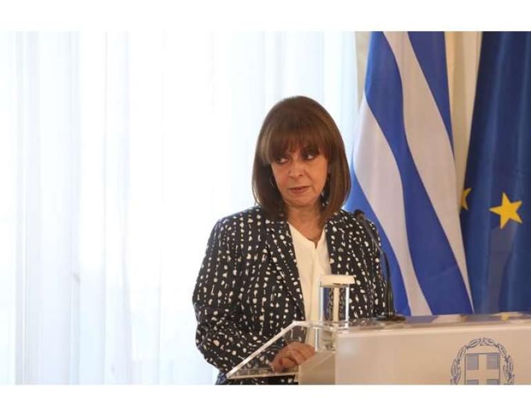 Ψήφισε η ΠτΔ Κατερίνα Σακελλαροπούλου στην Γκράβα