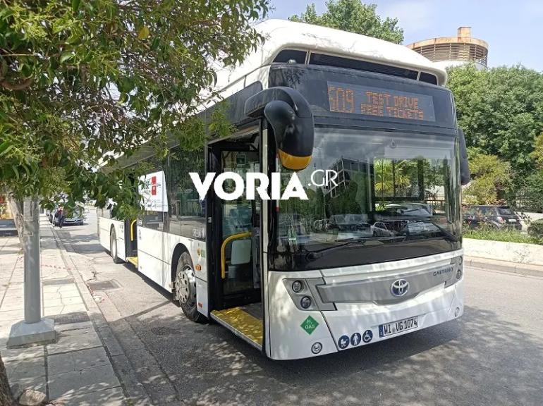 Το πρώτο λεωφορείο υδρογόνου παρουσιάζεται στη Θεσσαλονίκη