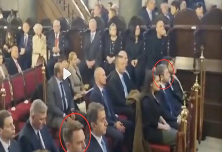 Κασσελάκης και Ανδρουλάκης στη Θεία Λειτουργία για τα Θεοφάνεια στο Φανάρι