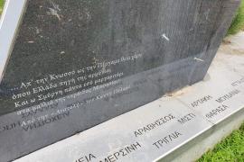 Θεσσαλονίκη: Βανδάλισαν το Μνημείο Ποντιακού και Μικρασιατικού Ελληνισμού (ΦΩΤΟ)