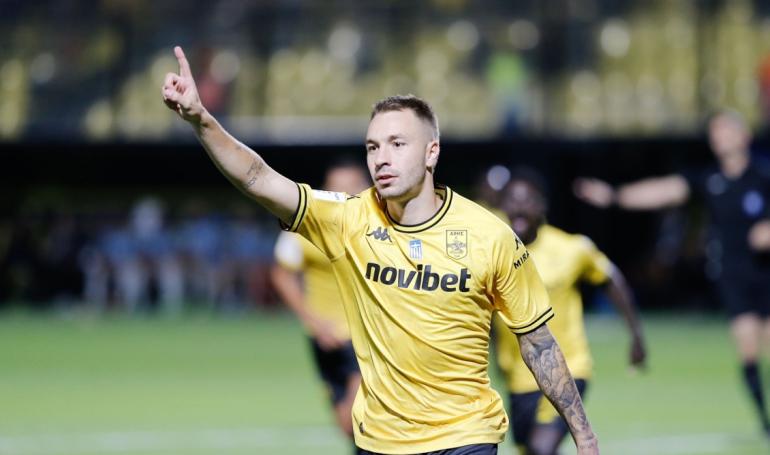 Άρης: Ο Λορέν Μορόν απέχει τέσσερα γκολ από τον τίτλο του κορυφαίου ξένου σκόρερ στην ιστορία των «κίτρινων»