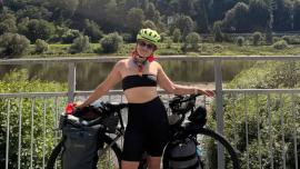 Από τη Δανία στο Λιτόχωρο με ποδήλατο: Η Μαριλένα διένυσε μόνη 3.500 χιλιόμετρα σε 52 ημέρες παρότι δηλώνει... φοβιτσιάρα