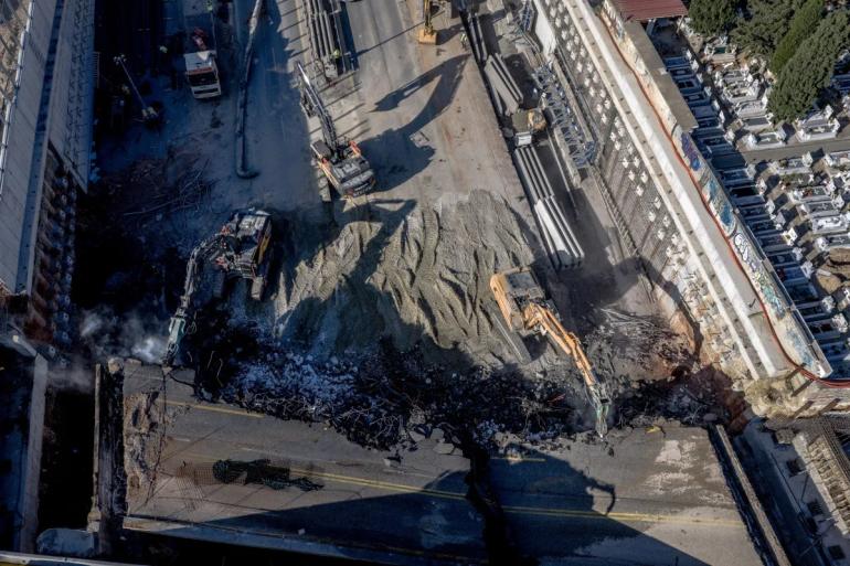 Flyover: Δείτε εντυπωσιακές αεροφωτογραφίες και βίντεο από drone από την κατεδαφισμένη γέφυρα Πανοράματος