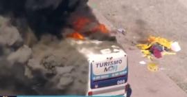 Μποταφόγκο - Πενιαρόλ: Τρομακτικές εικόνες - Βραζιλιάνοι οπαδοί πυρπόλησαν το πούλμαν των Ουρουγουανών!