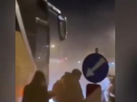 Θεσσαλονίκη: Λεωφορείο με μαθητές που γυρνούσαν από εκδρομή έβγαζε καπνούς στον Περιφερειακό