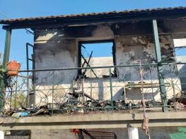 Κάηκε ολοσχερώς σπίτι στην Κοινότητα Αγ. Δημητρίου Κοζάνης (φωτο)