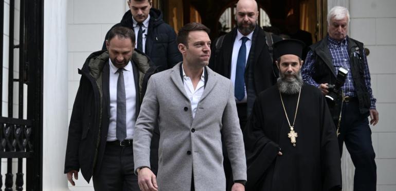Ολοκληρώθηκε η συνάντηση του προέδρου του ΣΥΡΙΖΑ Στ. Κασσελάκη με τον Αρχιεπίσκοπο Ιερώνυμο