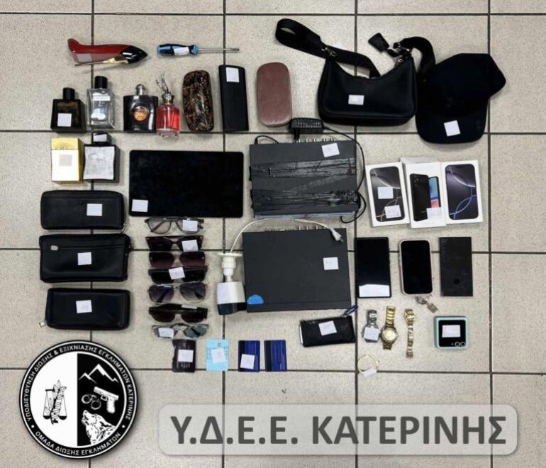Εξιχνιάστηκαν 22 κλοπές από οχήματα που έγιναν το τελευταίο 8μηνο σε Πιερία και Λάρισα