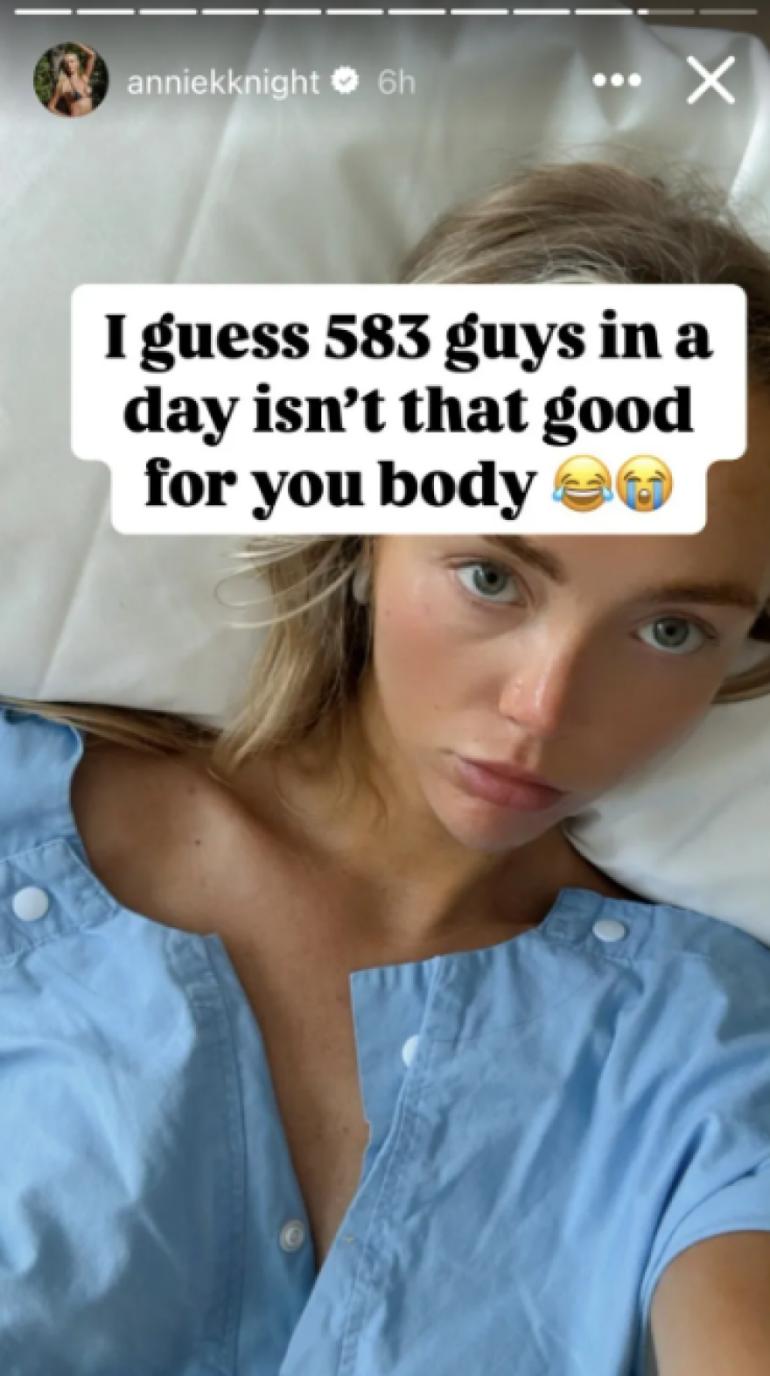 Άννι Νάιτ: Στο νοσοκομείο μοντέλο του OnlyFans - Έκανε σεξ με 583 άντρες σε έξι ώρες