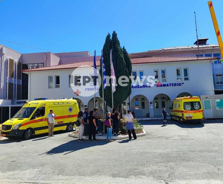 Στο «Ιπποκράτειο» της Θεσσαλονίκης ο πολυτραυματίας απο την έκρηξη στο Τσοτύλι Κοζάνης
