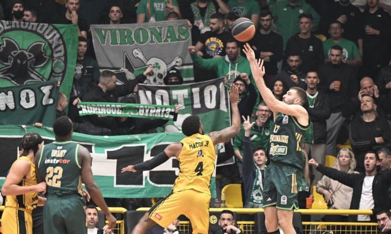 Μαρούσι - Παναθηναϊκός AKTOR 89-99: Νίκησε στο ρελαντί και φορτσάρει για τον Ολυμπιακό