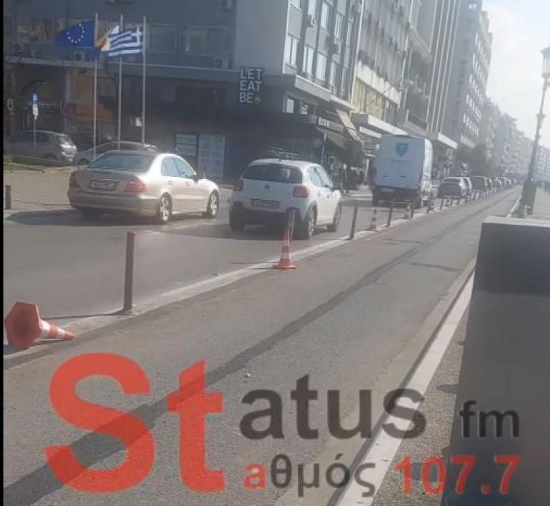 Παρελθόν ο ποδηλατόδρομος στη Λεωφόρο Νίκης (VIDEO)