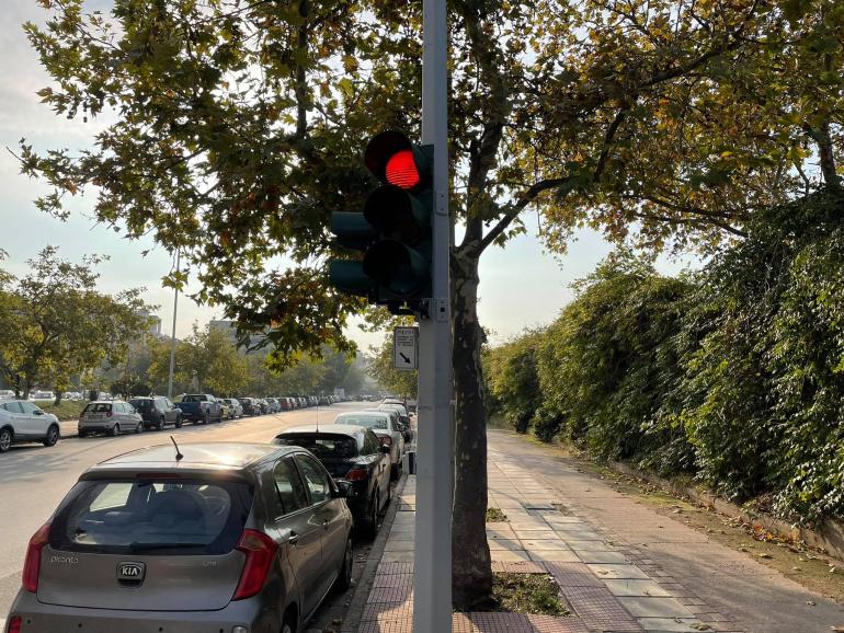 Θεσσαλονίκη: Επισκευή φαναριών σε κεντρική διασταύρωση
