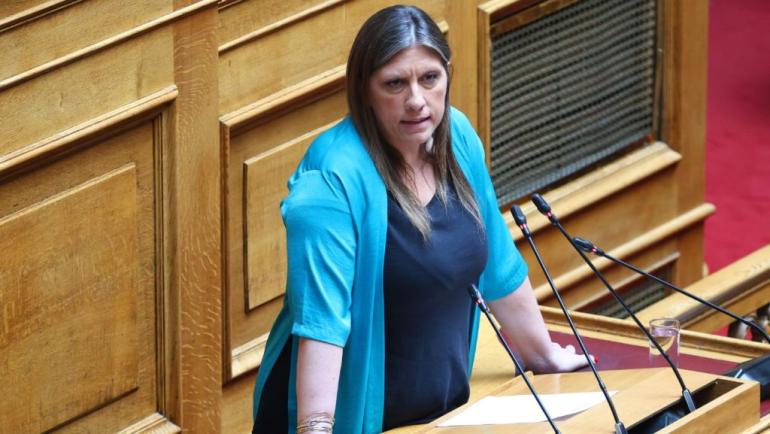 Κωνσταντοπούλου για Κυριαζίδη: Είναι αμετανόητος, η εκπομπή αυτών των μηνυμάτων είναι η γραμμή Μαξίμου