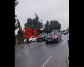Μπαράζ τροχαίων ατυχημάτων στη Θεσσαλονίκη - Καραμπόλα 6 οχημάτων στον Περιφερειακό (ΒΙΝΤΕΟ)