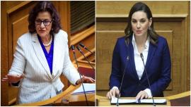 Βουλή: Η Φωτίου είπε «άει στο διάολο» στην Κεφαλογιάννη (VIDEO)