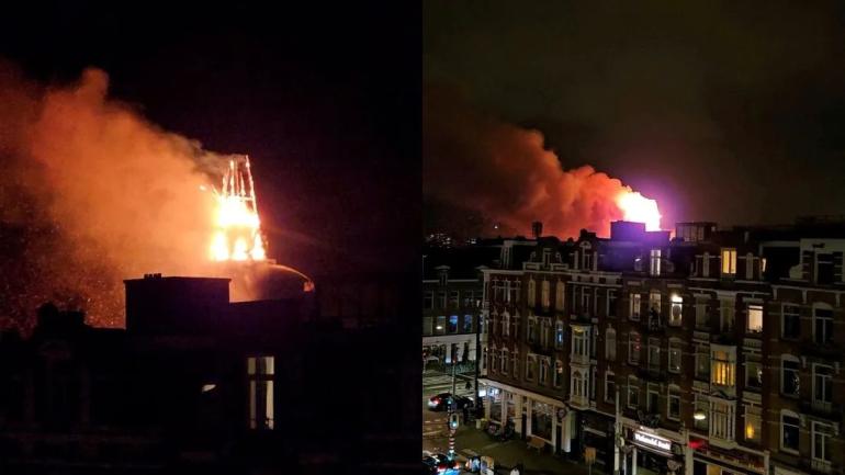 Χάος στην Ολλανδία την Πρωτοχρονιά: Νεκροί, πρωτοφανή επεισόδια βίας και πυρκαγιά σε ιστορικό ναό στο Άμστερνταμ (VIDEO)