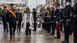 Κ. Σακελλαροπούλου: "Μας εμπνέει το παράδειγμα όσων πολέμησαν και θυσιάστηκαν για την ελευθερία της Μακεδονίας"