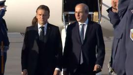 Έφτασε στην Αθήνα ο Εμανουέλ Μακρόν