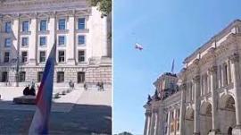 Γερμανία: Drone με τη σημαία της Ρωσίας πάνω από την Bundestag