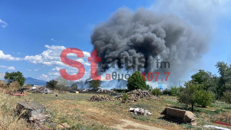 Φωτιά στο Καλοχώρι Θεσσαλονίκη: Ήχησε το 112 - «Κλείστε πόρτες και παράθυρα»