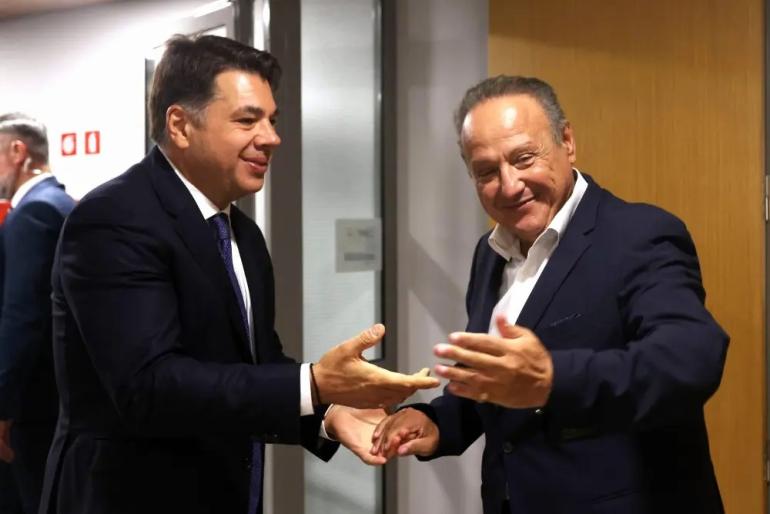 Θεσσαλονίκη: Η συνάντηση Αγγελούδη με Τσούνη - Μπουρλά και τα εύσημα για τη Θεσσαλονίκη