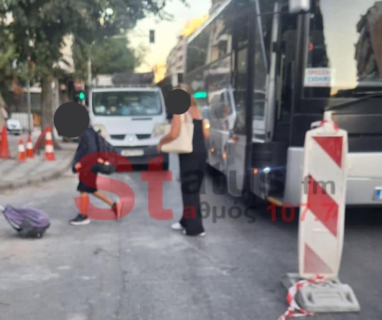 Καταγγελία: Εργασίες στην Εγνατία εμποδίζουν τους μαθητές να μπουν μες ασφάλεια στο σχολείο