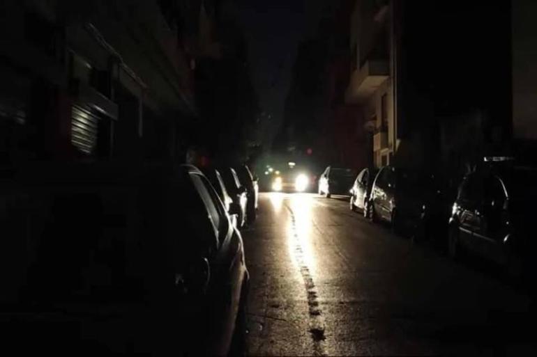 Μπλακ αουτ νωρίς το πρωί στο κέντρο της Θεσσαλονίκης