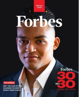 Ο Εμμανουήλ Καραλής στο εξώφυλλο του Forbes για την ελληνική λίστα under 30
